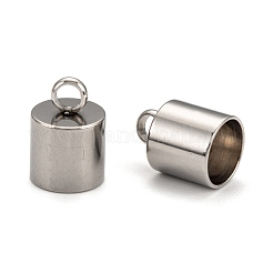 Tarnish Resistant 304 Stainless Steel Cord Ends&nbsp;STAS-E020-8