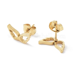 304 Stainless Steel Stud Earrings&nbsp;EJEW-H136-03G