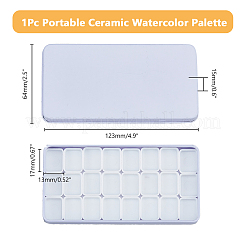 Watercolor Paints Tins Plastic Iron Box&nbsp;AJEW-WH0518-55