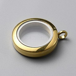 304 Stainless Steel Locket Pendants&nbsp;FIND-WH0032-58B-G