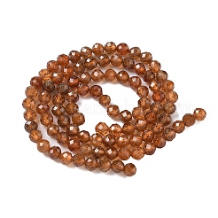 Natural Garnet Beads Strands&nbsp;G-F509-13-4mm-01