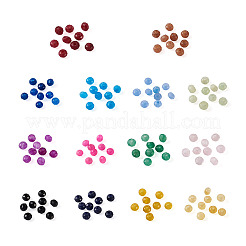 490Pcs 14 Colors Imitation Jade Glass Beads Strands&nbsp;GLAA-CD0001-13