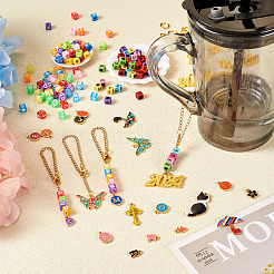 DIY Letter & Number Charms Accessories for Cup Handle Making Kit&nbsp;DIY-TA0009-52