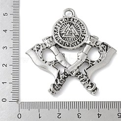 Tibetan Style Alloy Pendants&nbsp;PALLOY-D290-09AS
