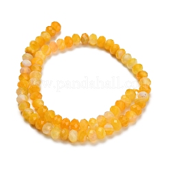 Natural Banded Agate Beads Strands&nbsp;G-Z111-A01-02