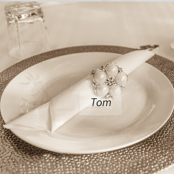 3Sets Rectangle Acrylic Table Sign Holders&nbsp;DJEW-AN0001-01