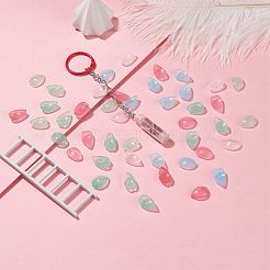 Transparent Spray Painted Glass Pendants&nbsp;GLAA-S183-15