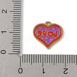 304 Stainless Steel Enamel Charms&nbsp;LS-STAS-P388-19A-G