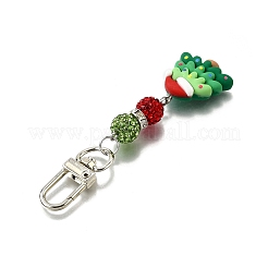 Christmas Theme Resin & Polymer Clay Rhinestone  Pendant Decoration&nbsp;HJEW-TA00350