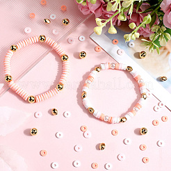 Handmade Polymer Clay Beads with CCB Plastic Beads  Jewelry Making Findings Kit&nbsp;DIY-SC0025-50