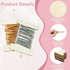 60Pcs Unfinished Wood Cutouts for Craft Supplies&nbsp;DIY-SC0031-12A