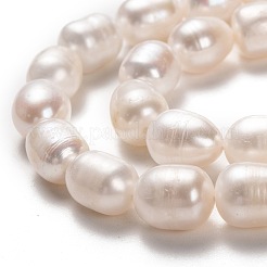 Natural Cultured Freshwater Pearl Beads Strands&nbsp;PEAR-L033-83