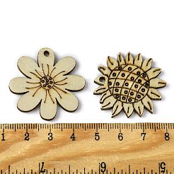 100 Pcs Wood Pendants&nbsp;X1-WOOD-G020-10