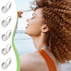 50Pcs 304 Stainless Steel Leverback Earring Findings&nbsp;DIY-UN0055-97