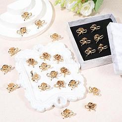 Electroplate Zinc Alloy Anti-glare Lapel Pin Backs&nbsp;JEWB-WH0001-76G-02