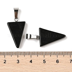 Natural Obsidian Pendants&nbsp;G-B127-04P-06