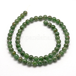 Natural Green Aventurine Beads Strands&nbsp;X-G-E380-02-4mm