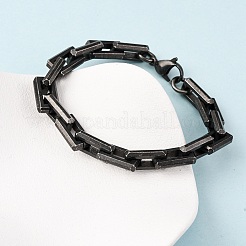 304 Stainless Steel Link Chain Bracelets for Men Women&nbsp;BJEW-C124-01B