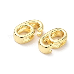 Brass Slide Charms&nbsp;KK-L253-15G-06