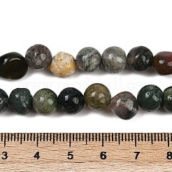 Natural Moss Agate Beads Strands&nbsp;G-Q060-E10