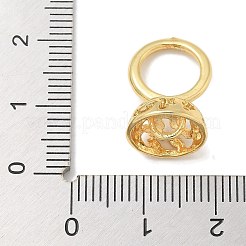 Rack Plating Brass Pendant Bails&nbsp;KK-L224-013G