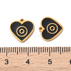Ion Plating(IP) 304 Stainless Steel Enamel Charms&nbsp;STAS-M102-46G