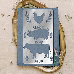 Stainless Steel Cutting Dies Stencils&nbsp;DIY-WH0242-231