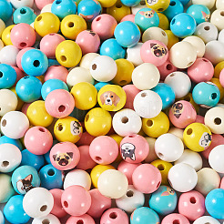 Wood European Beads&nbsp;WOOD-TA0002-62