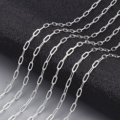Brass Paperclip Chains&nbsp;X-CHC-S008-001D-S