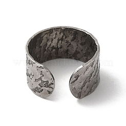 Tarnish Resistant 304 Stainless Steel Cuff Ring Settings&nbsp;STAS-E202-01P