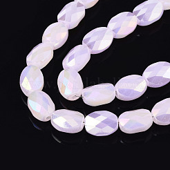 Electroplate Glass Beads Strands&nbsp;EGLA-S194-11A-B05