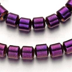 Electroplate Non-magnetic Synthetic Hematite Bead Strands&nbsp;G-F300-28