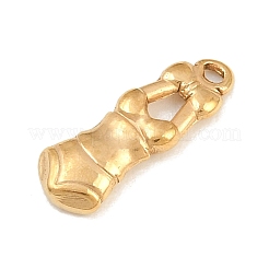 304 Stainless Steel Charms&nbsp;SA-CBABA5E-07G-03
