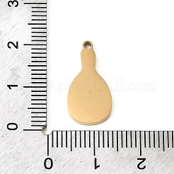 304 Stainless Steel Enamel Pendants&nbsp;STAS-F335-01E