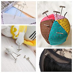 Non-Tarnish Nickel Plated Steel T Pins for Blocking Knitting&nbsp;FIND-D023-01P-02