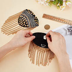 Iron Tassel Chain Shoulder Epaulettes&nbsp;DIY-WH0622-678