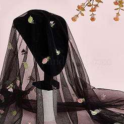 Fruit Polyester Embroidery Mesh Fabric&nbsp;KK-WH0558-10A