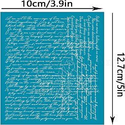 Silk Screen Printing Stencil&nbsp;DIY-WH0341-037