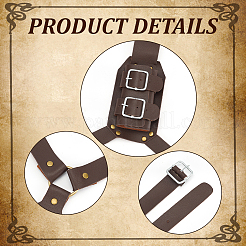 PU Leather Sword Holster Sword Back Sheath for Medieval Renaissance Cosplay Props&nbsp;AJEW-WH0248-583