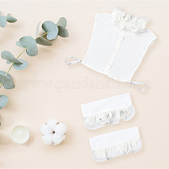 1Pc Detachable Chiffon Shirt Women False Collar&nbsp;AJEW-CY0001-38A