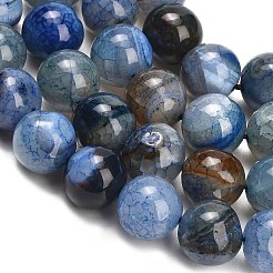 Natural Dragon Veins Agate Beads Strands&nbsp;GG-L001-L01-01D