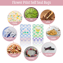 20Pcs 2 Colors Rectangle PET Resealable Packaging Bags&nbsp;ABAG-TA0001-33B