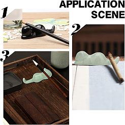 4Pcs 4 Style Porcelain Chinese Writing Brush Holder&nbsp;DJEW-NB0001-10