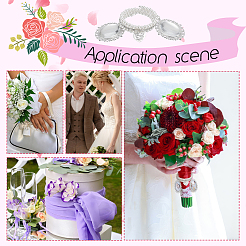 ABS Plastic Imitation Pearl Wedding Bouquet Picture Frame&nbsp;ALRI-NB0001-22