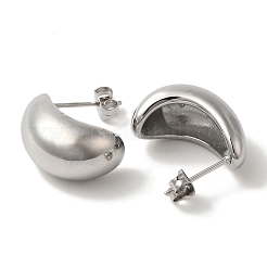 304 Stainless Steel Teardrop Stud Earrings for Wome&nbsp;EJEW-S237-01C