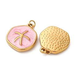 304 Stainless Steel Enamel Pendants&nbsp;X-STAS-U061-33G-B01