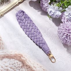 Handmade Macrame Cotton Threads Wrist Strap Pendant Decoration&nbsp;HJEW-JM02625