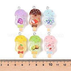 Transparent Resin Imitation Food Pendants&nbsp;RESI-P049-03P-M