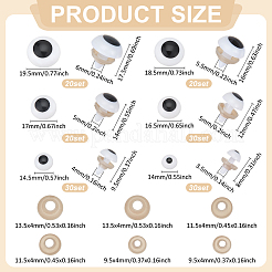 6 Styles Plastic Craft Doll Eye&nbsp;DIY-PH0031-40