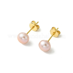 Natural Cultured Freshwater Pearl Stud Earrings&nbsp;EJEW-JE07273